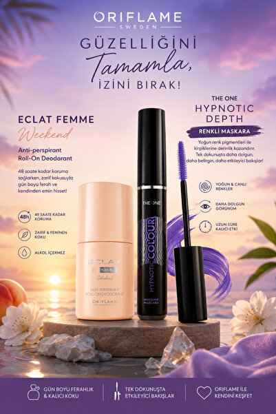 Oriflame eclat femme weekend rollon hypnotic maskara