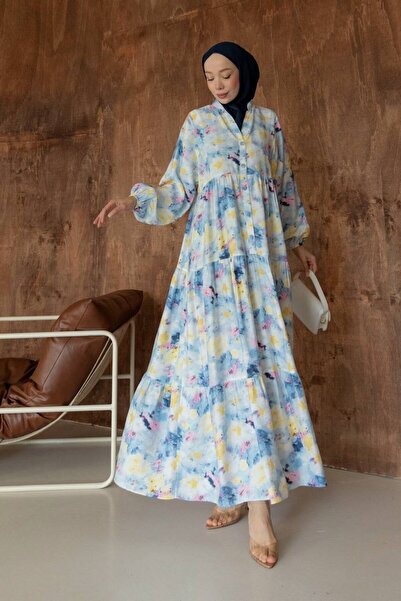 lavrisa Women's Patterned Modal Dress