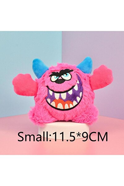 choice2 Rose red Small Cute Little Monster Stuffed Animal With a Sound Ball F...