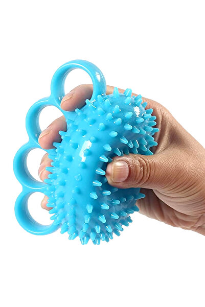 Choice blue 1pcs Hand Grip Strengthener Finger Exerciser Training Ball for Pa...