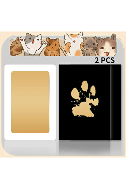 Choice1 C14-Gold 2Pcs Baby Handprint and Footprint Kit Safe Non-Toxic Ink Pad...