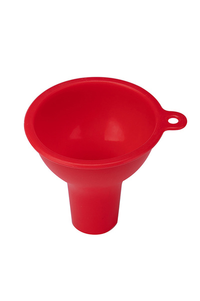 Choice1 Red Household Large Diameter Silicone Wide Mouth Funnel Subpackage Oi...