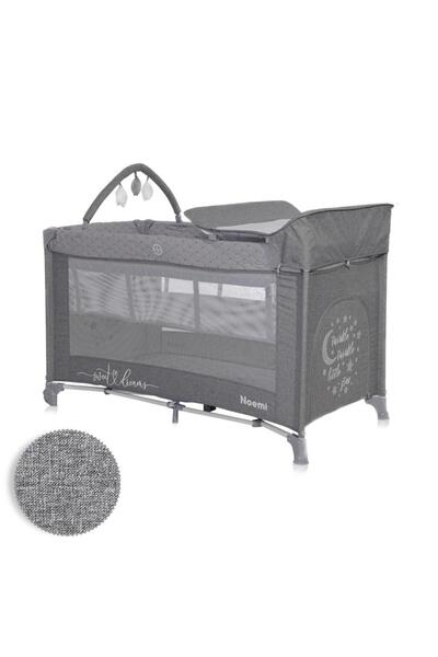 LORELLİ Patut pliabil Noemi Plus, 2 nivele cu accesorii, Cool Grey Star