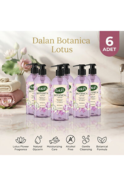 Dalan Botanica Lotus Sıvı Sabun 500 Ml x 6