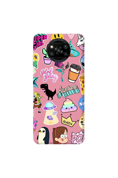 Other Xiaomi Poco X3 /X3 Pro Cartoon queen Pink Colored Silicone TPU Θήκη