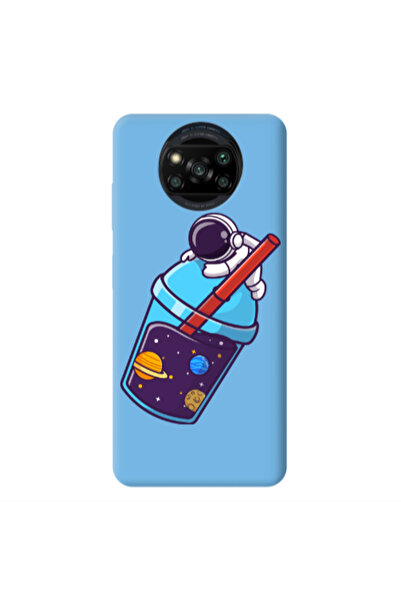 Other Xiaomi Poco X3 /X3 Pro Longing in space Blue Colored Silicone TPU Θήκη
