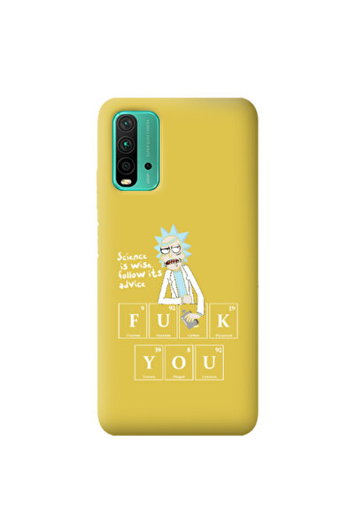 Other Xiaomi Poco M3 Rick Scince is wise Yellow Colored Silicone TPU Θήκη
