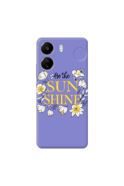 Other Xiaomi Redmi 13C Sun Shine Purple Colored Silicone TPU Θήκη