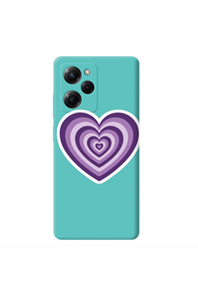 Other Xiaomi Poco X5 Pro My Heart Is Yours 2 Turquoise Colored Silicone TPU Θήκη
