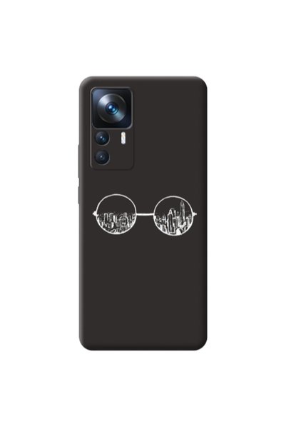 Other Xiaomi Mi 12T Sunglasses Black Colored Silicone TPU Θήκη