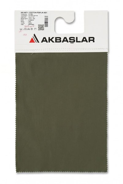 Akbaşlar 100% Cotton Poplin 40/1 Woven Fabric |   1 Meter |   Width: 150cm