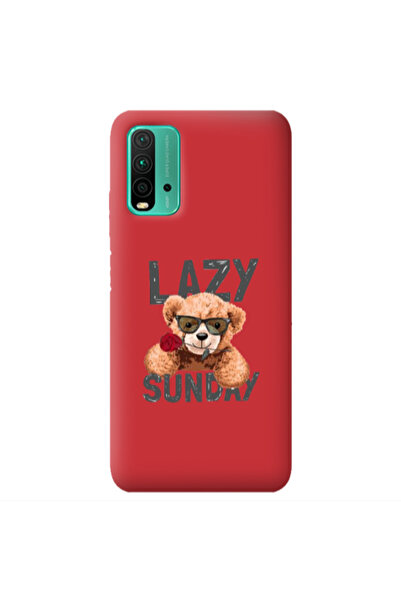 Other Xiaomi Poco M3 Lazy sunday Red Colored Silicone TPU Θήκη