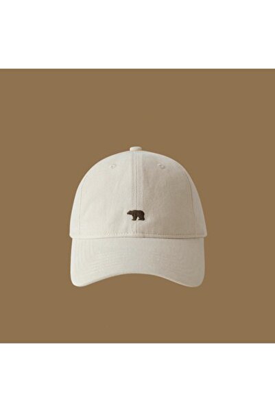 Choice1 Adjustable Beige 1pc Polar Bear Embroidered Baseball Hat for Men and ...