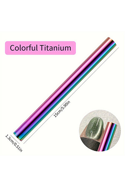 Choice Colorful Titanium LINMANDA Cylindrical Nail Magnet Cat-Eye Magnetic St...