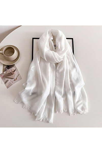 Choice1 100x190cm 51 100*190cm Big Size Solid Color Women Scarf Cotton Linen ...