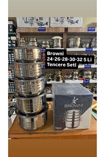 Browni 10 Prç Tencere Seti