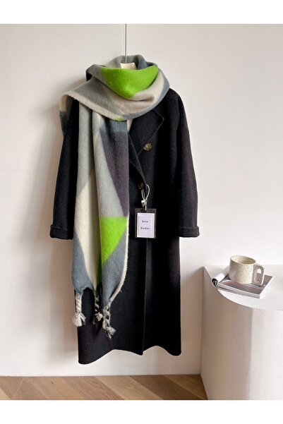 choice2 green Luxury Brand Scarf Women Men Winter Blanket Shawl Wraps Warm Mo...
