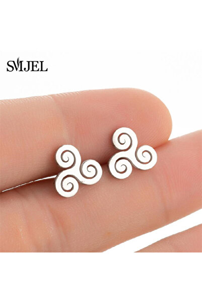 Choice16 Steel Silver Color 433 Multiple Stainless Steel Stud Earrings for Wo...