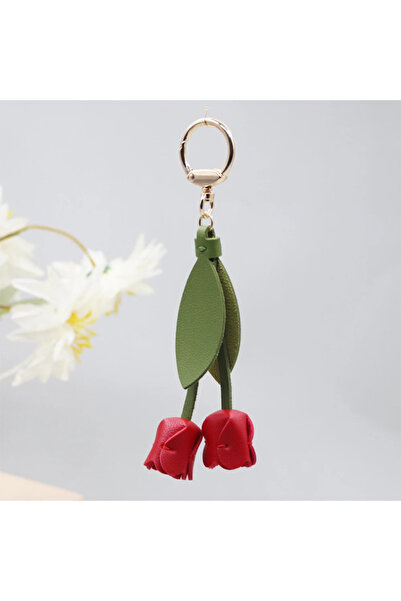 Choice5 Red Fashion Cute Charm Creative Bag Pendant, Fashion Tulip Bag Decora...