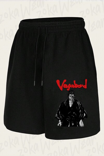 ZOKAWEAR Unisex Musashi Miyamoto Vagabond Design Printed Shorts