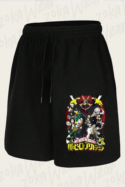 ZOKAWEAR Unisex σορτς με στάμπα My Hero Academia