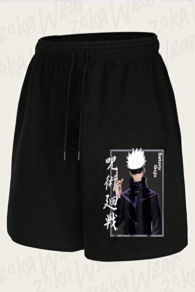 ZOKAWEAR Unisex Jujutsu Kaisen Satoru Gojo V2 Design Printed Shorts