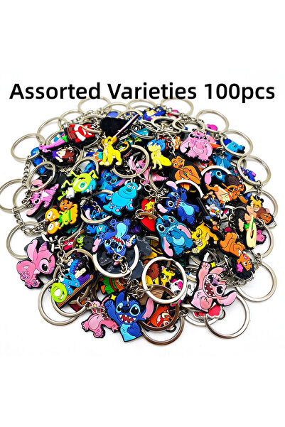 Choice1 8 cm Random 100pcs Random 20, 30, 50, 100pcs Disney 2D Key Chain Soft...