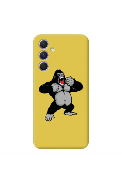 Other Samsung A35 Angry Gorilla2 Yellow Colored Silicone TPU Θήκη