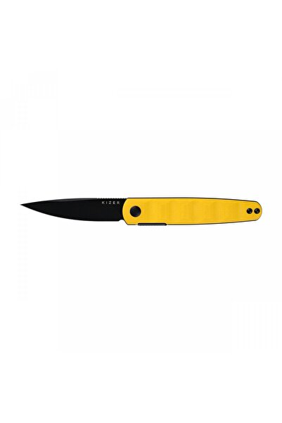 OEM Briceag pliant Kizer Bamboo V3722A3 galben G-10 76mm Nitro-V