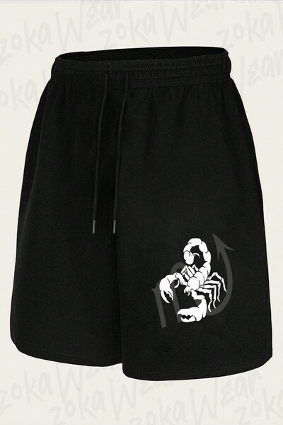 ZOKAWEAR Unisex Scorpio Sign, Scorpio Design Printed Shorts