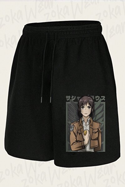ZOKAWEAR Unisex Aot Sasha Braus Anime Character Design Printed Shorts