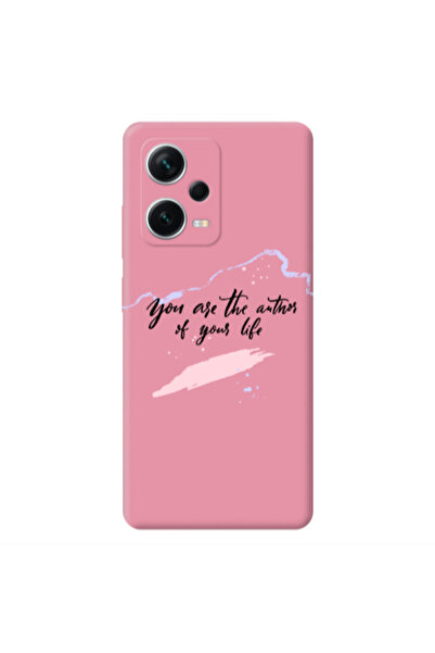 Other Xiaomi Poco X5 You are the authors Pink Colored Silicone TPU Θήκη