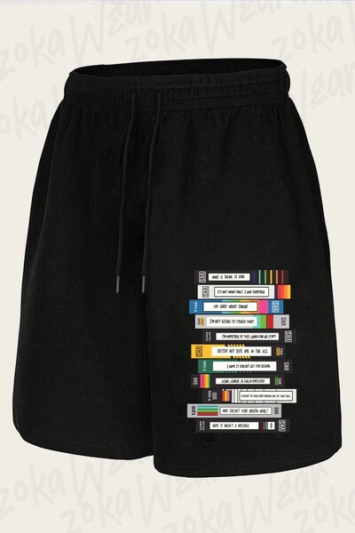 ZOKAWEAR Unisex Brooklyn Nine Nine Sex Tapes Tasarım Baskılı Şort