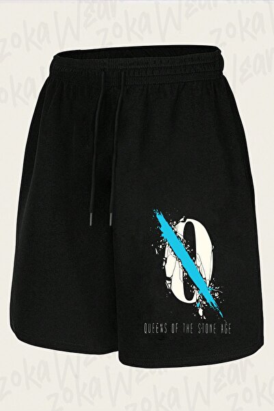 ZOKAWEAR Unisex Queens of the Stone Age Design Printed Shorts