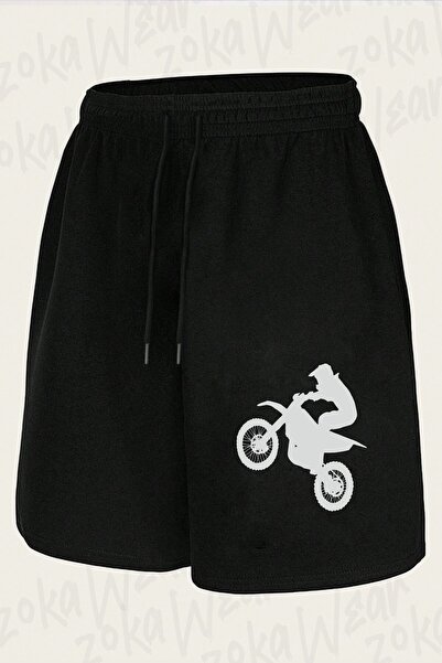 ZOKAWEAR Unisex Biker V5 Design Printed Shorts