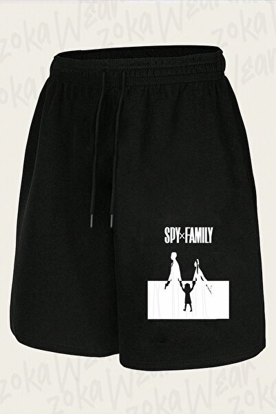 ZOKAWEAR Unisex Spy X Family (the Whole Family) 2 Design Printed Shorts