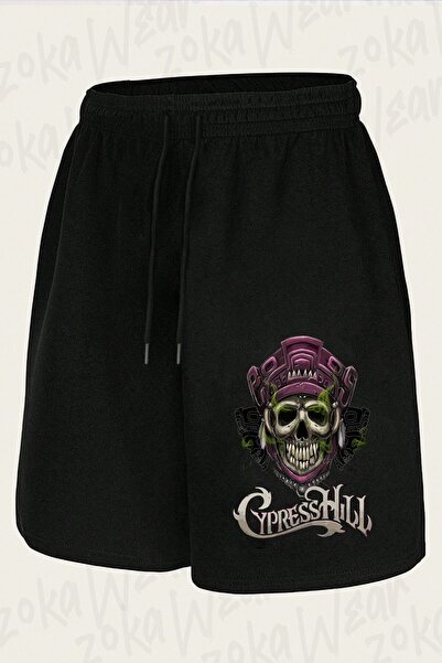ZOKAWEAR Unisex σορτς με στάμπα Cypress Hill Design