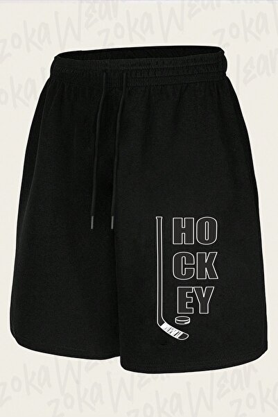 ZOKAWEAR Unisex Hockey Hockey Design Printed Shorts