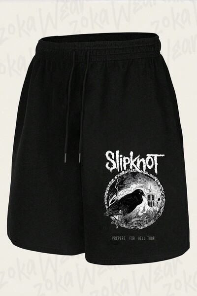 ZOKAWEAR Unisex Slipknot V42 Design Printed Shorts