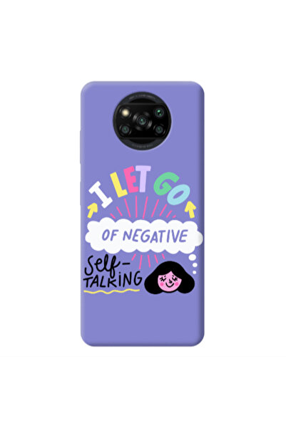 Other Xiaomi Poco X3 /X3 Pro Let go Self talking Purple Colored Silicone TPU ...