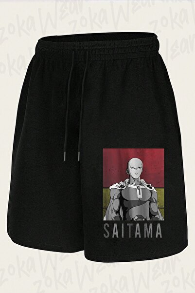 ZOKAWEAR Unisex One Punch Man Saitama (Ok) Design Printed Shorts
