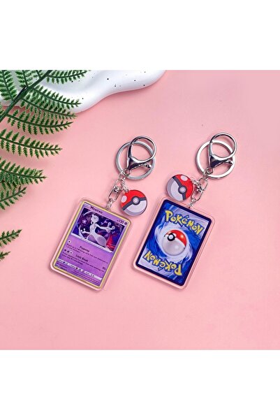 Choice9 6cm 14 1/43Pcs Pokémon Pikachu Bulbasaur Gold Saint Acrylic Keychain ...
