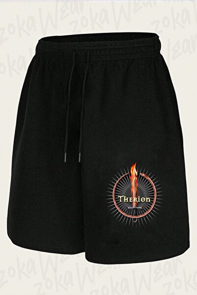 ZOKAWEAR Unisex Therion 3 Design Printed Shorts