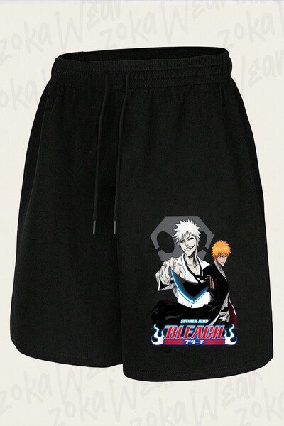 ZOKAWEAR شورت مطبوع بتصميم بليتش إيتشيغو كوروساكي (VASTO LORDE) للجنسين