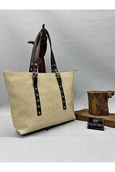 WİKİDAYS.S MODA TRENDİ Women's Shoulder Bag with Wicker Look Leather Strap - ...