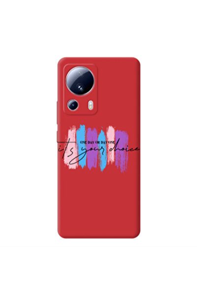 Other Xiaomi Mi 13 Lite One Day Or Day One Red Colored Silicone TPU Θήκη