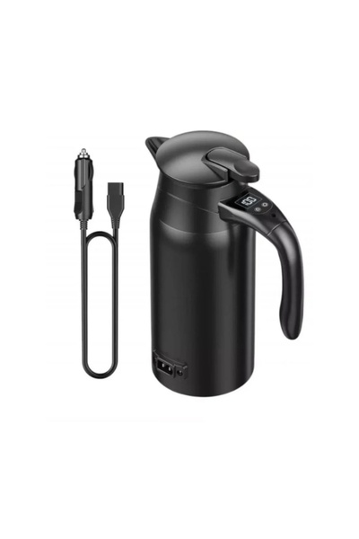 Generic 800ml Smart Electric Car Kettle |   Digital Display and Precise Tempe...