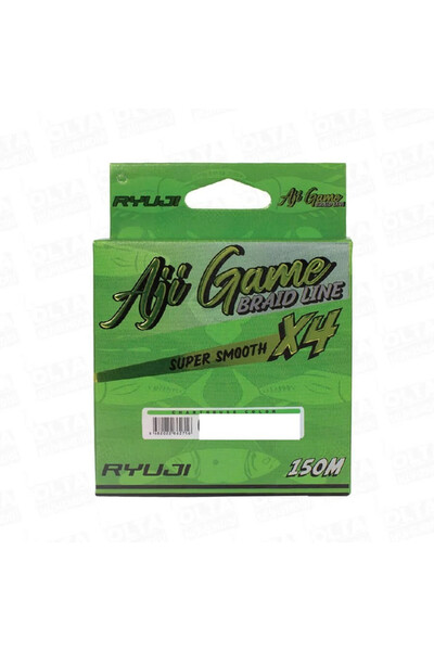 RYUJI Aji Game 4x 150 Mt Chartreuse 0,25 PE İp Misina 0.03 mm
