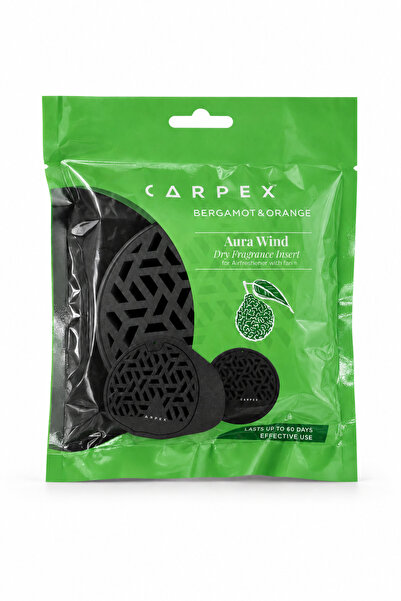 Carpex AURA WIND HAVA TAZELEYİCİ - SİYAH -BERGAMOT & ORANGE