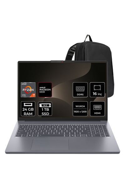 LENOVO IdeaPad Slim 3 16ARP10 AMD Ryzen 7 170 24GB RAM 1TB SSD 16" WUXGA (192...